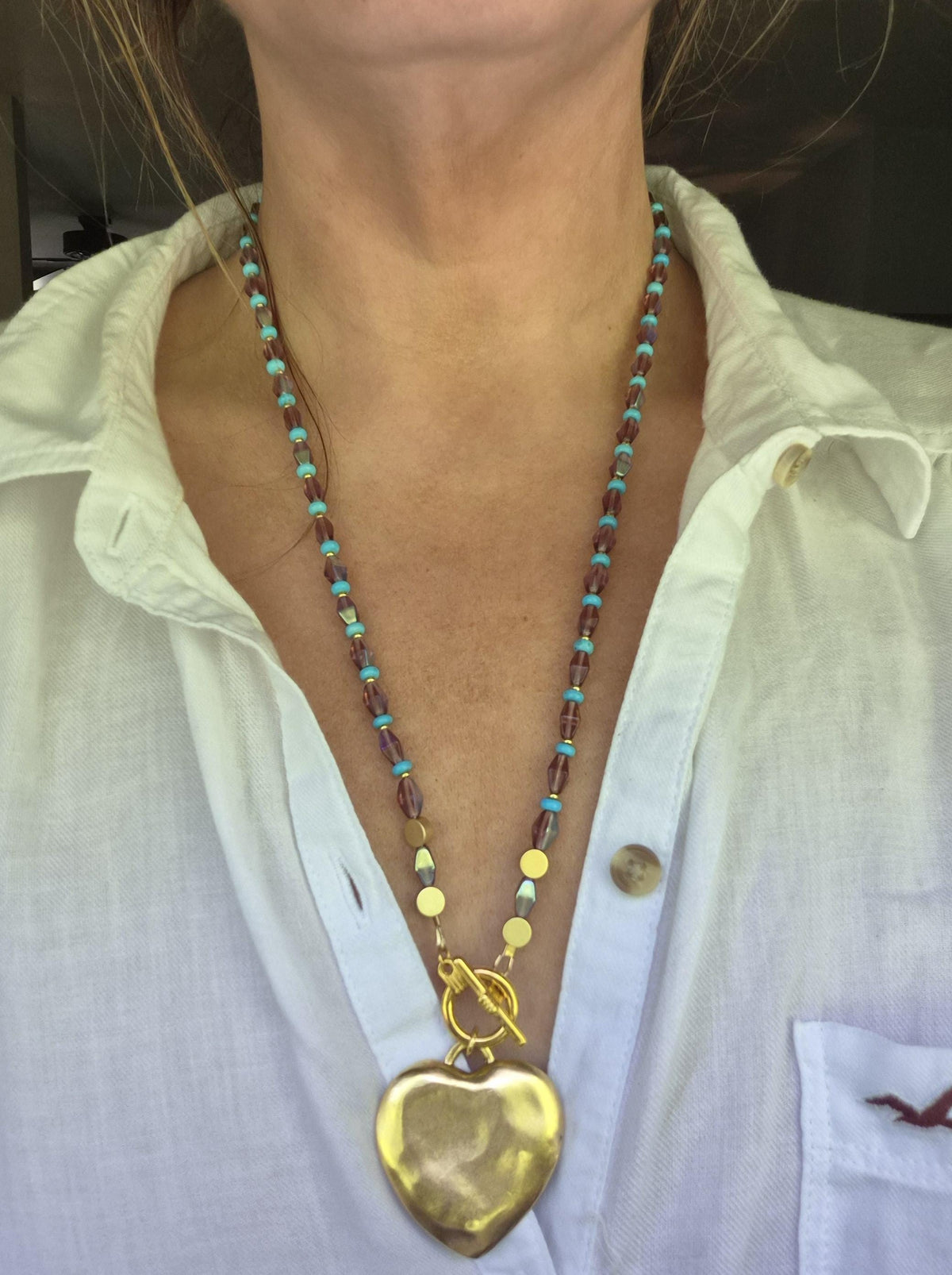 Gold Heart Necklace