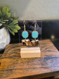 Turquoise canyon drop earrings