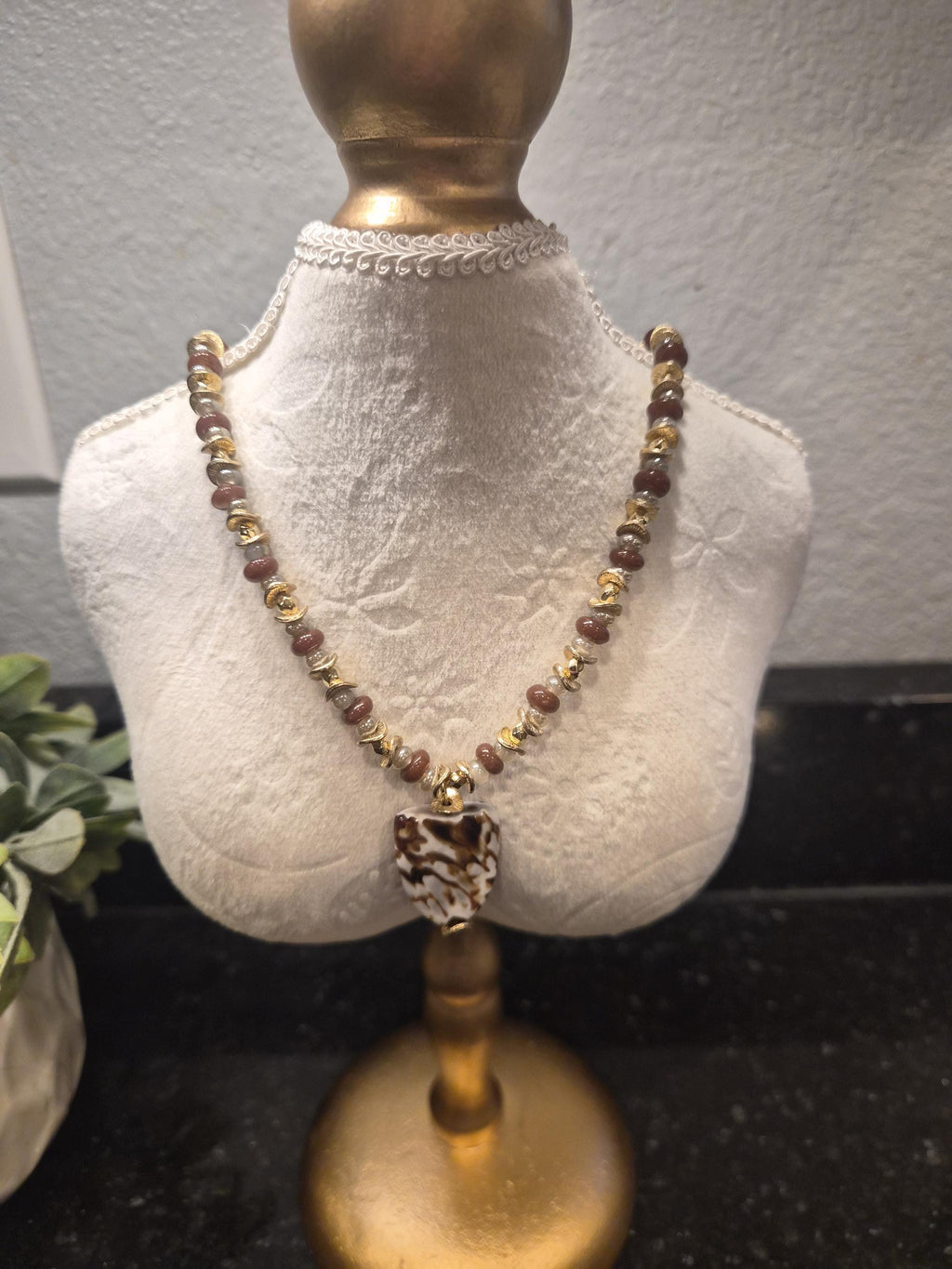 Brown Agate Necklace