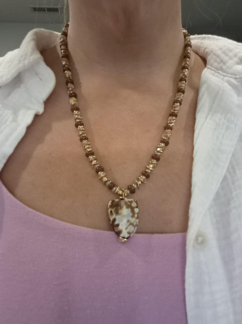 Brown Agate Necklace