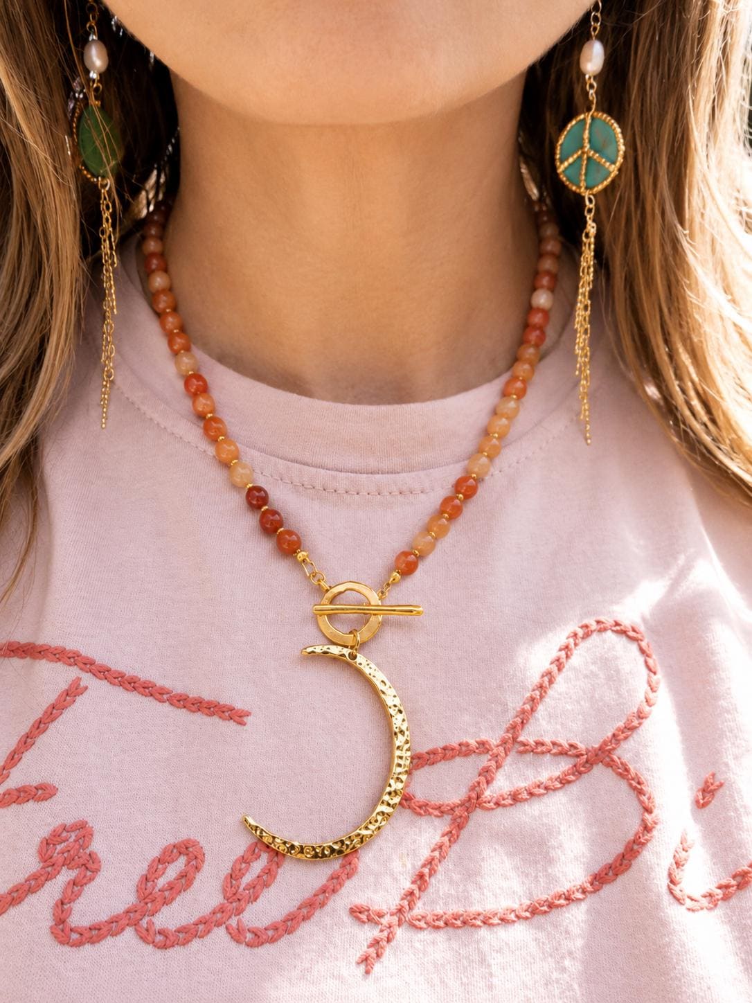 Sunset Moon Necklace