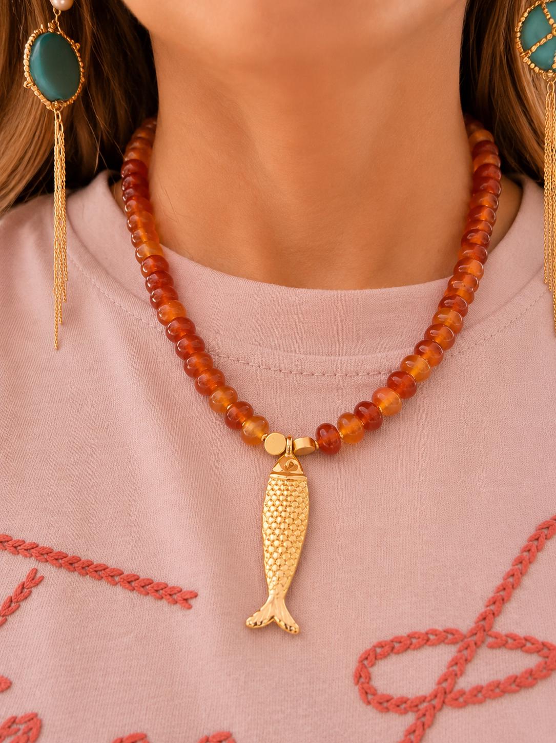 Fish Charm Necklace