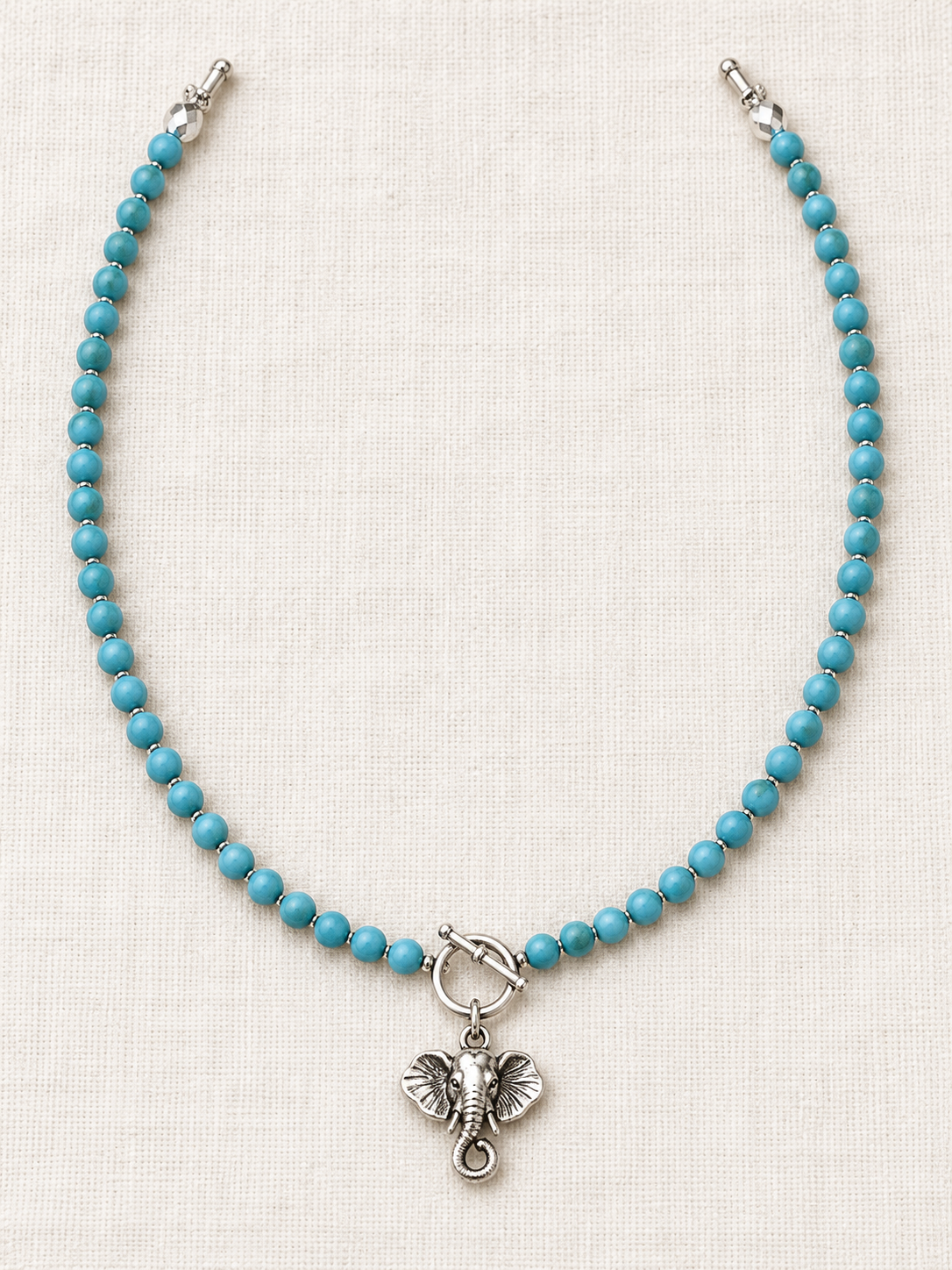 Silver Elephant Necklace