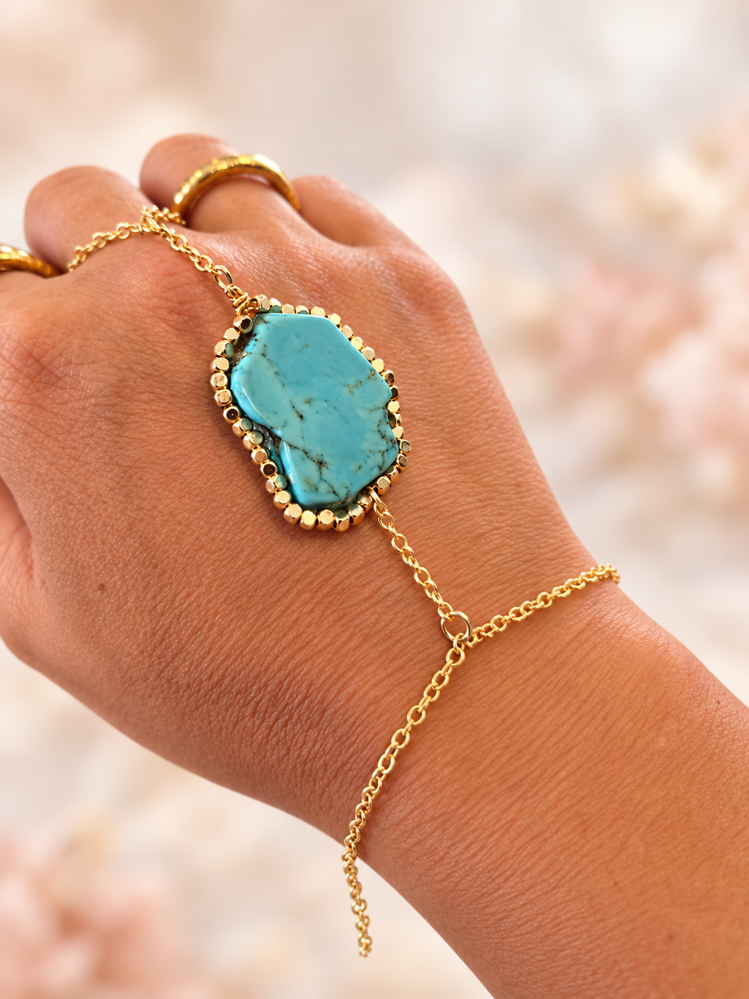 Turquoise Handchain