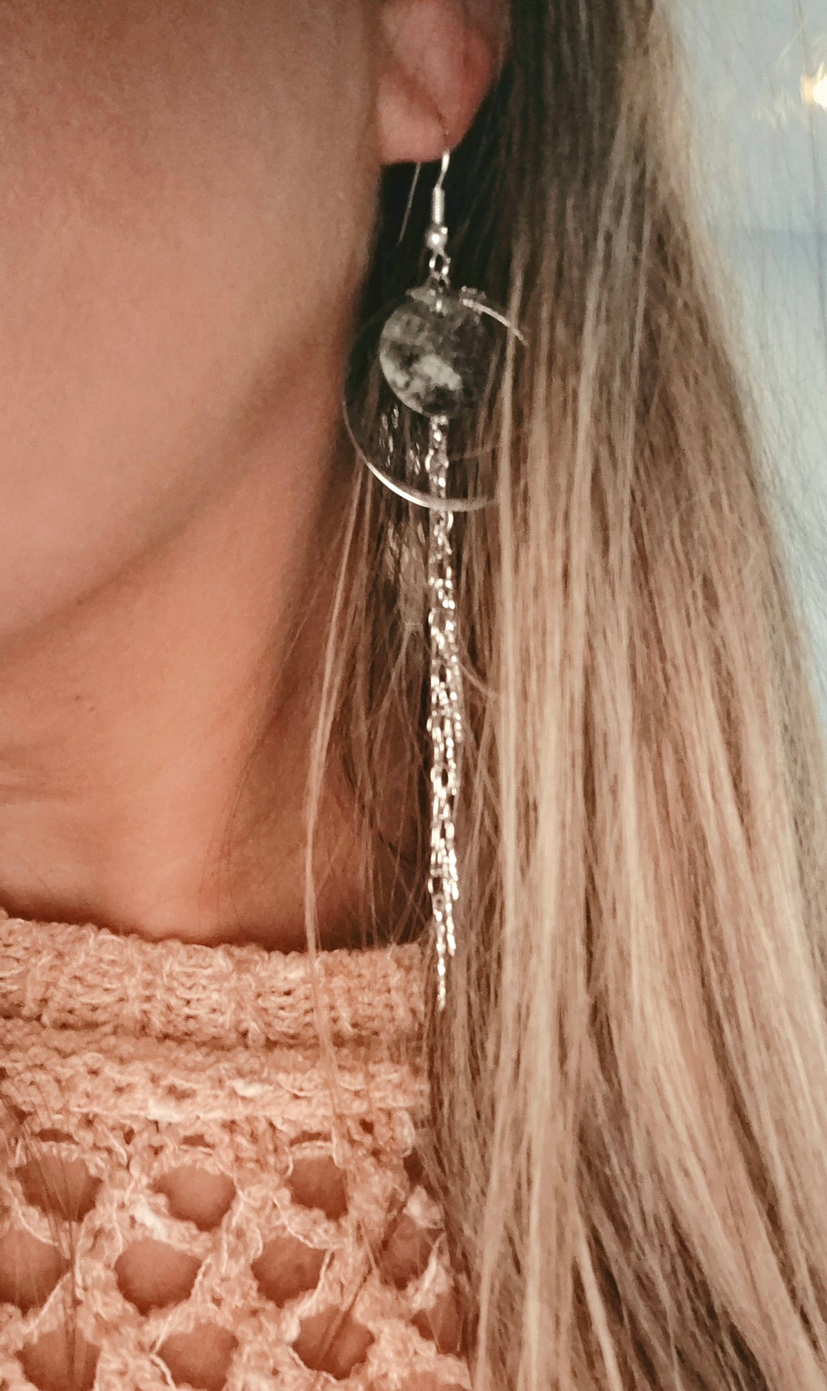 Silver Tassel Earrings