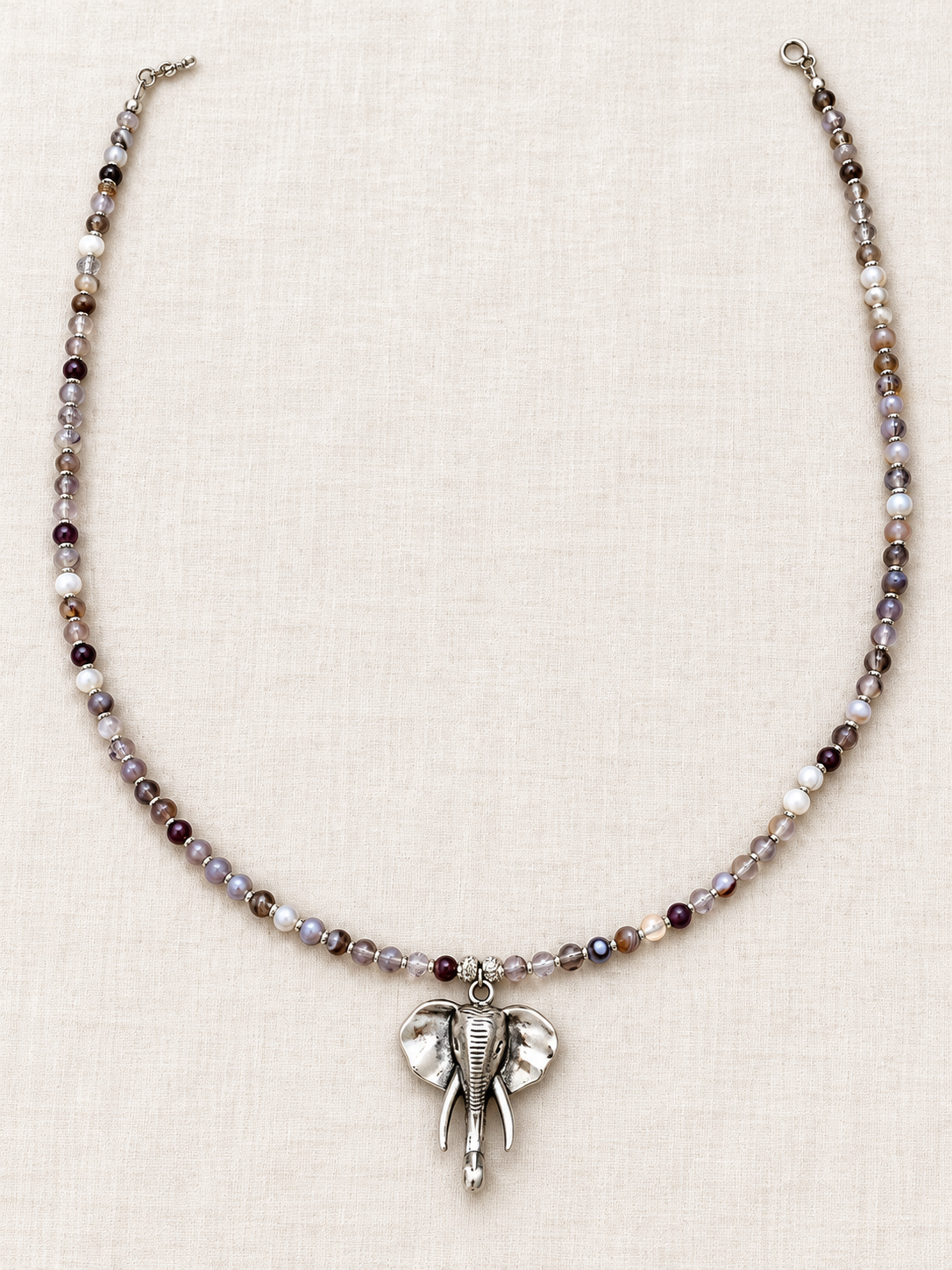 The Silver Safari Necklace