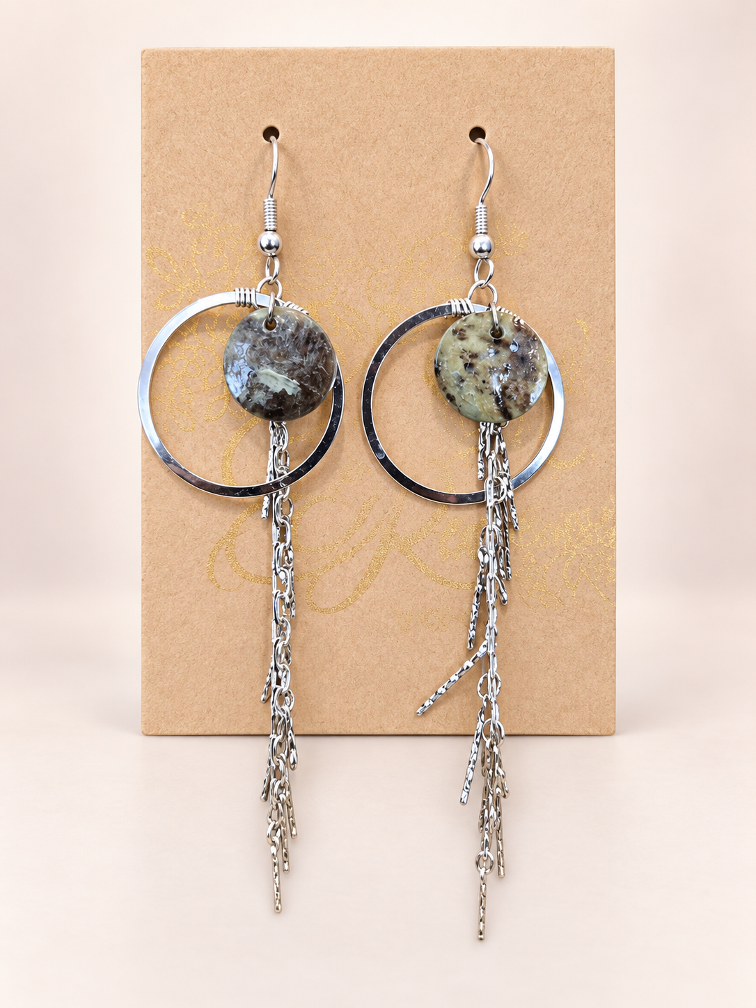 Silver Tassel Earrings