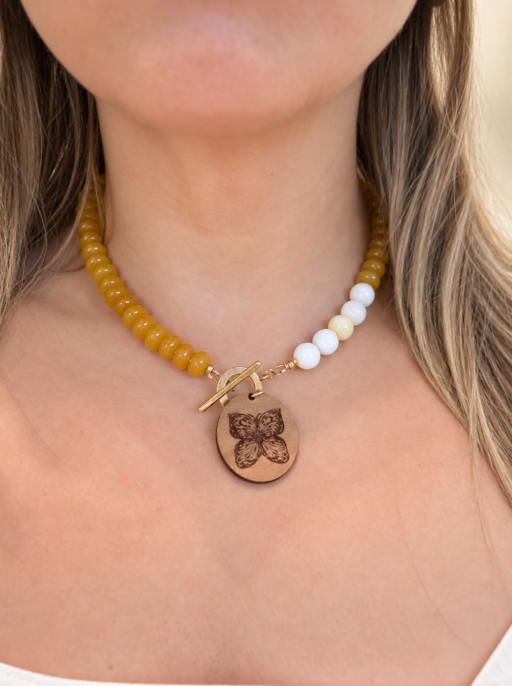 Golden Butterfly Necklace